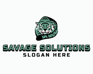 Sneaking Tiger Avatar logo design