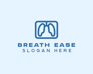 Respiratory Lung Oxygen logo design