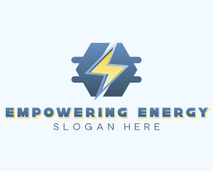 Lightning Bolt Energy logo design