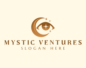 Mystic Moon Eye logo design