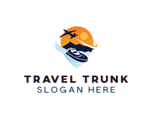 GPS Travel Yacht logo design