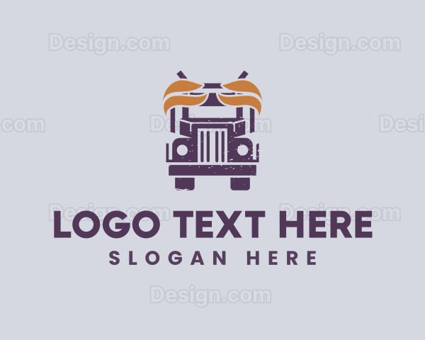 Truck Vehicle Delivery Logo