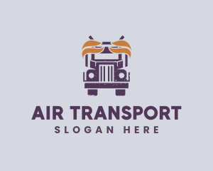 Truck Vehicle Delivery logo design