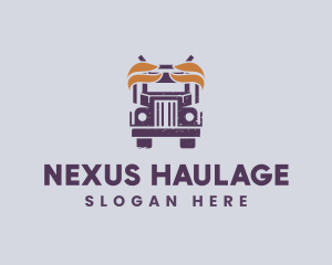 Truck Vehicle Delivery logo design