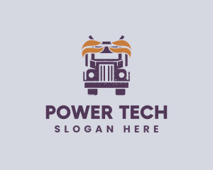 Truck Vehicle Delivery logo