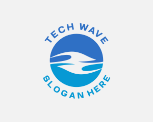 Tech Waves Firm logo design