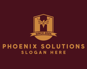 Phoenix University Crest logo design