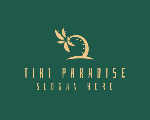 Tropical Coconut Tree Summer logo