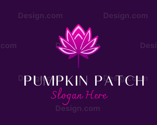 Lotus Flower Bud Logo