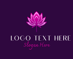 Medical - Lotus Flower Bud logo design