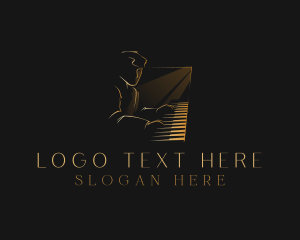 Rhythm - Piano Musician Instrument logo design