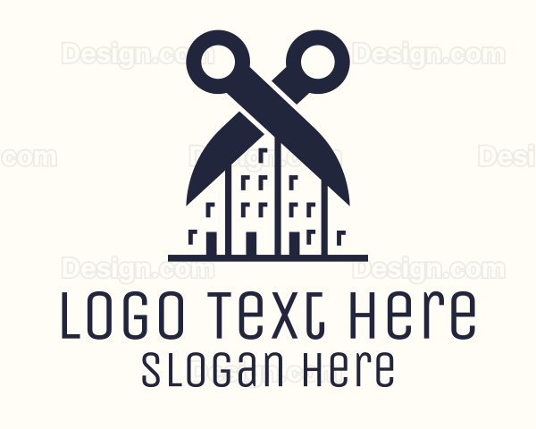 Shears Urban Landscaper Logo