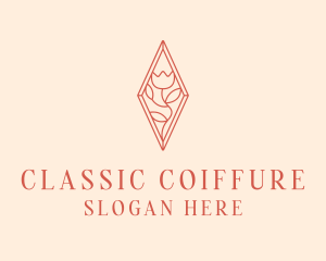 Elegant Tulip Flower logo design