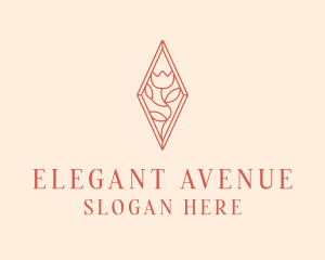 Elegant Rose Bloom logo design