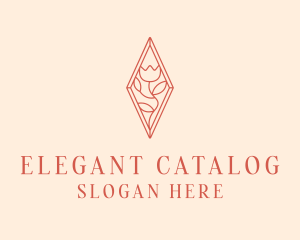 Elegant Tulip Flower logo design