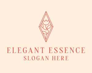 Elegant Rose Bloom logo design