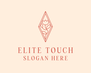 Elegant Tulip Flower logo design