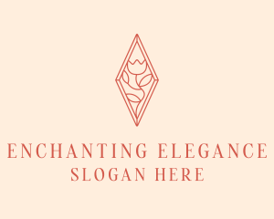 Elegant Tulip Flower logo design