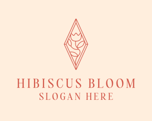 Elegant Tulip Flower logo design