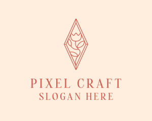 Elegant Tulip Flower logo design