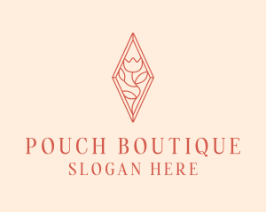 Elegant Tulip Flower logo design