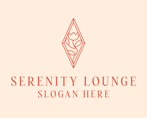 Elegant Tulip Flower logo design