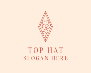 Elegant Tulip Flower logo design