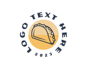 Tortilla - Mexican Dish Taco logo design
