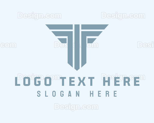 Military Generic Business Letter T Logo