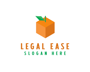 Orange Cube Box Logo