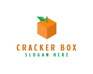 Orange Cube Box logo design