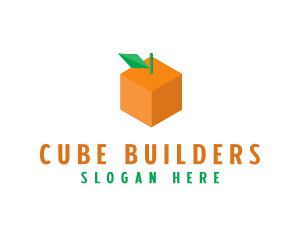 Orange Cube Box logo design