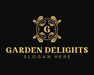 Floral Garden Boutique logo design