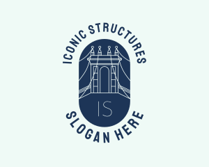 Brooklyn Bridge Structure logo design