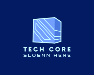 Cyber Tech Cube logo design