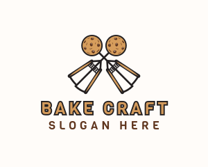 Cookies Scoop Baking logo design