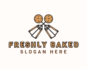 Cookies Scoop Baking logo design