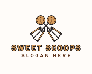 Cookies Scoop Baking logo design