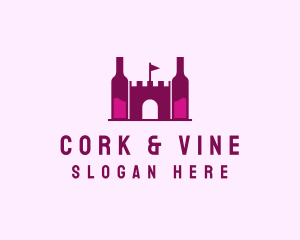 Wine Bottle Castle  logo