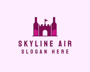 Wine Bottle Castle  logo