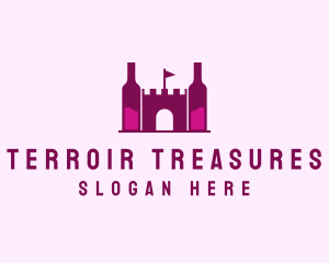Wine Bottle Castle  logo