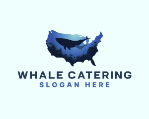 America Ocean Whale logo