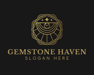 Golden Jeweler Astrology logo design