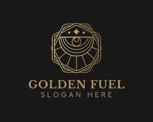 Golden Jeweler Astrology logo design