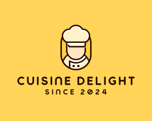 Pastry Chef Cook logo design