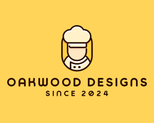 Pastry Chef Cook logo design