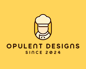 Pastry Chef Cook logo design