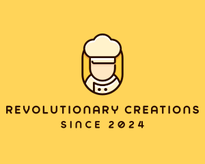 Pastry Chef Cook logo design