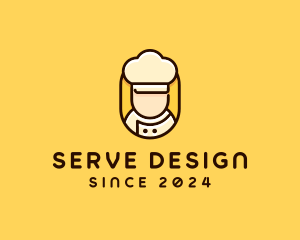 Pastry Chef Cook logo design