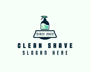 Spray Disinfection Cleaning  logo design